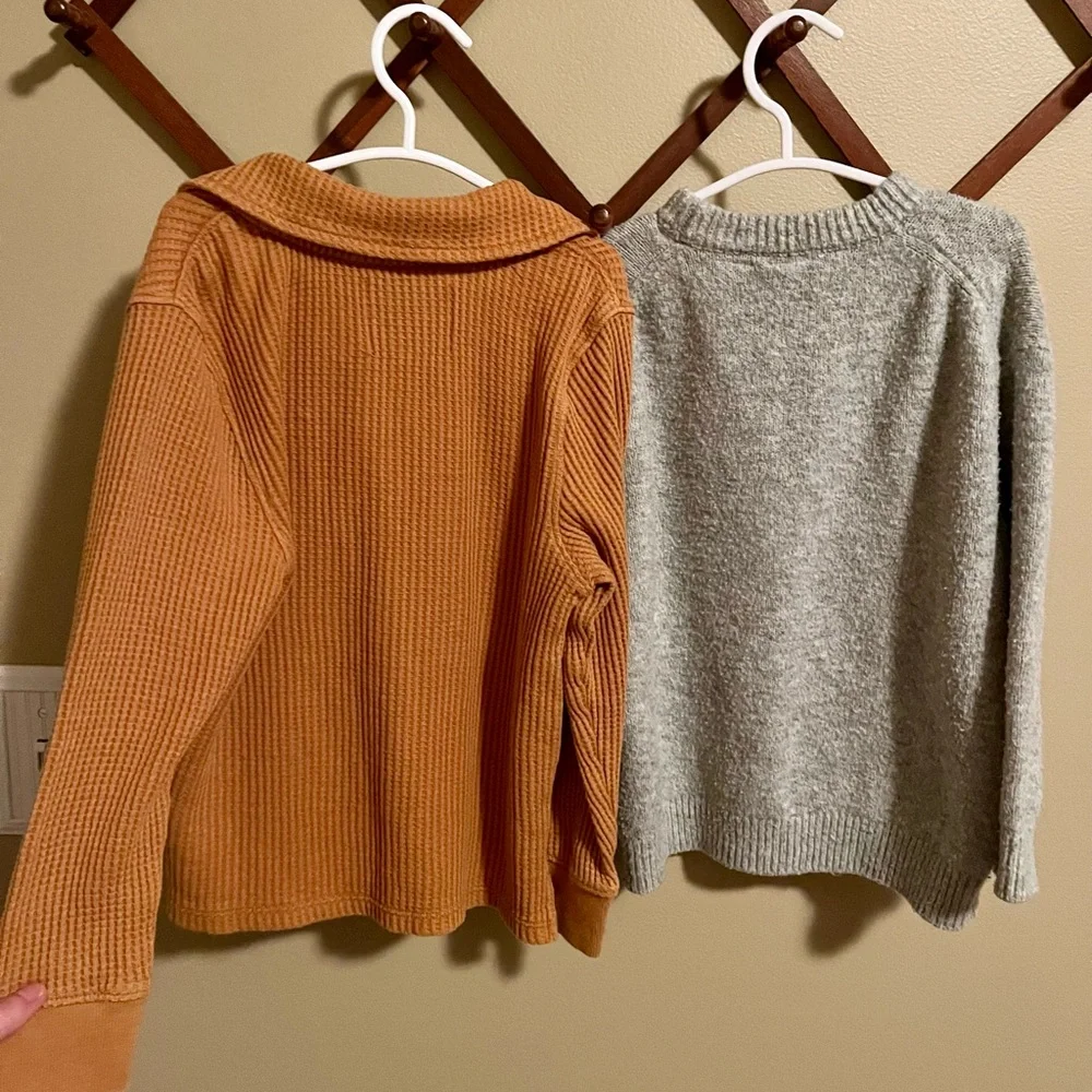 Old Navy & Zara Pullover Crewneck Sweater Duo Size 4T - Picture 6 of 6
